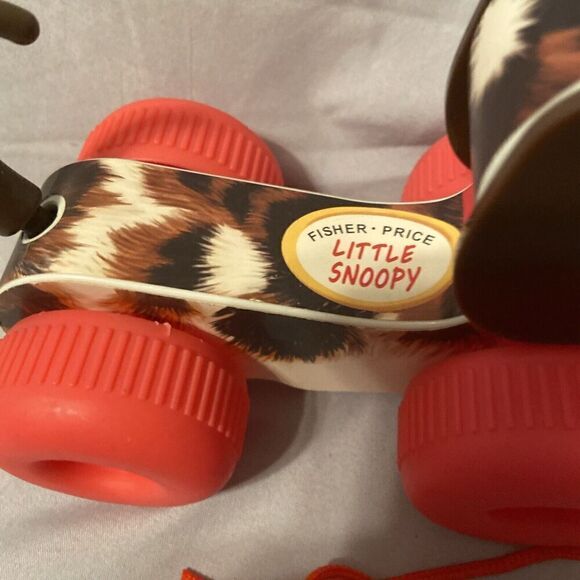 2014 Mattel‎ Fisher Price Little Snoopy pull along dog - Picture 6 of 11